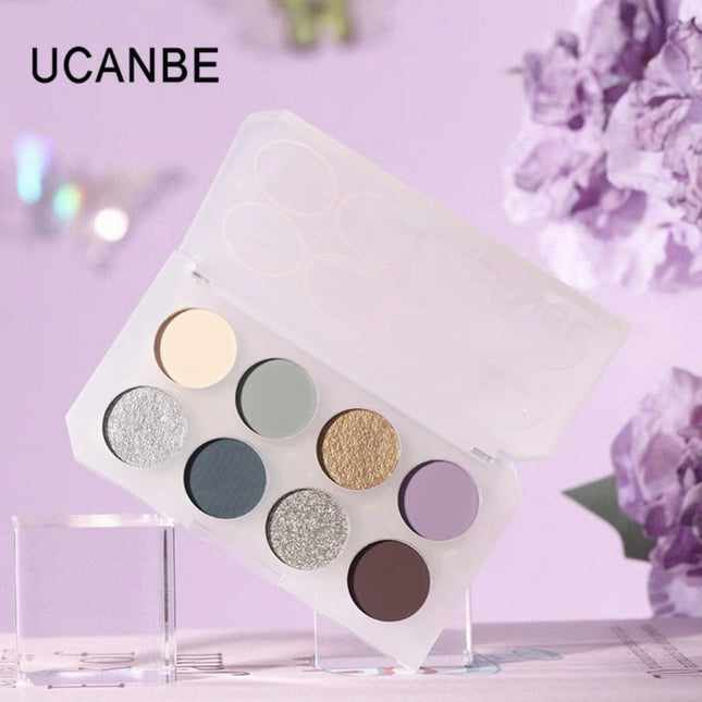 UCANBE - 8 Colors Eyeshadow Palette Kyanite 5.6g