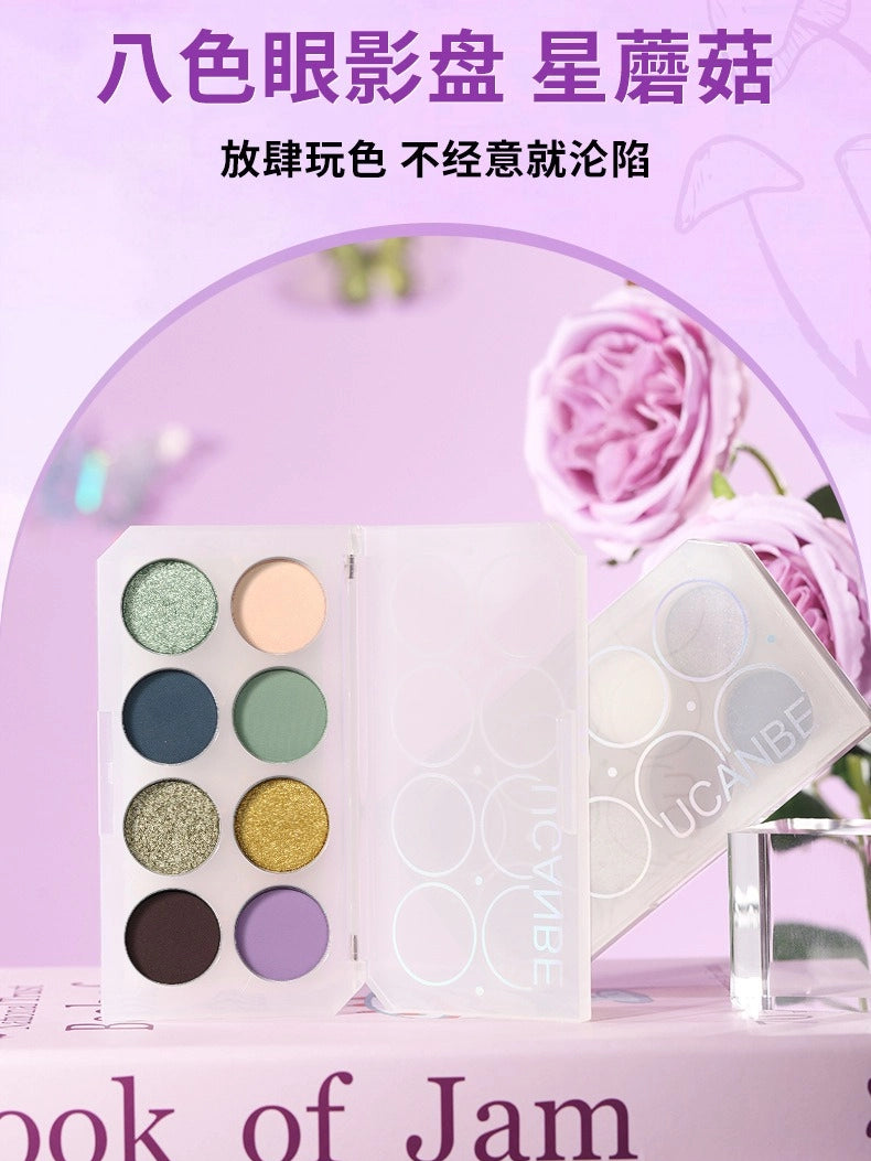 UCANBE 8 Colors Eyeshadow Palette Kyanite 5.6g