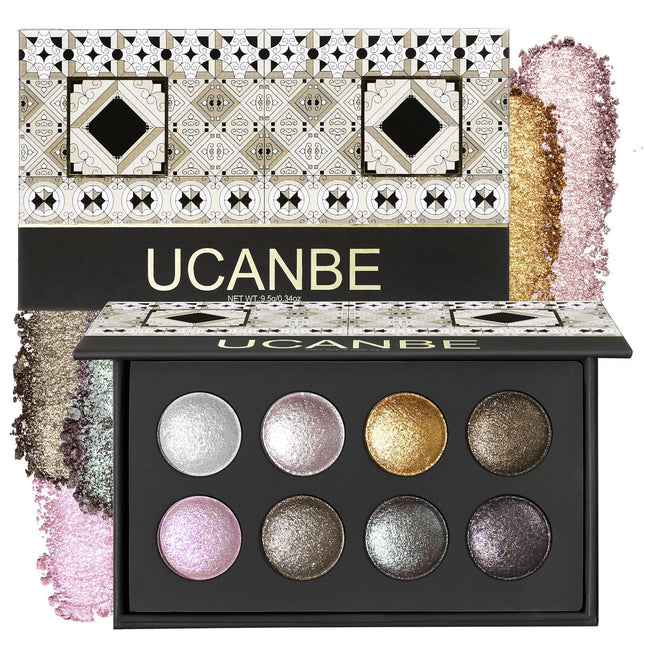 UCANBE - 8-Color Baked Eyeshadow 9.5g