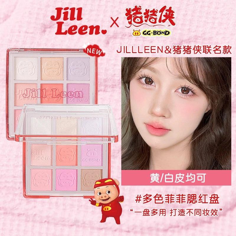 JILL LEEN GGBOND 9 Colors Blush Palette 12g