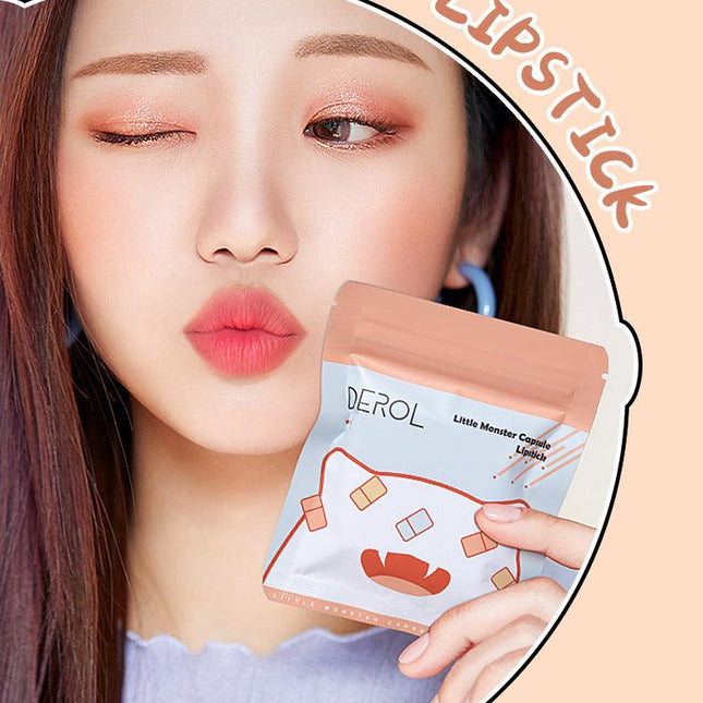 【FREE GIFT】DEROL Little Monster Capsule Lipstick 8 Shades In DR040 - Chic Decent